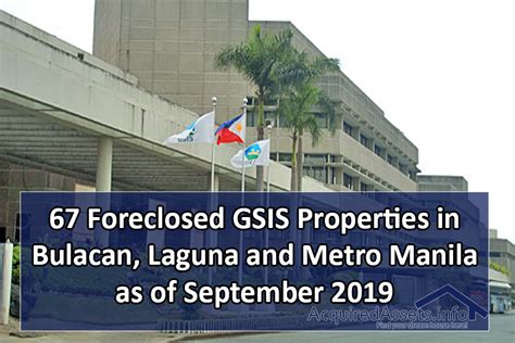 gsis foreclosed properties|Acquired Assets – Government Service Insurance System.